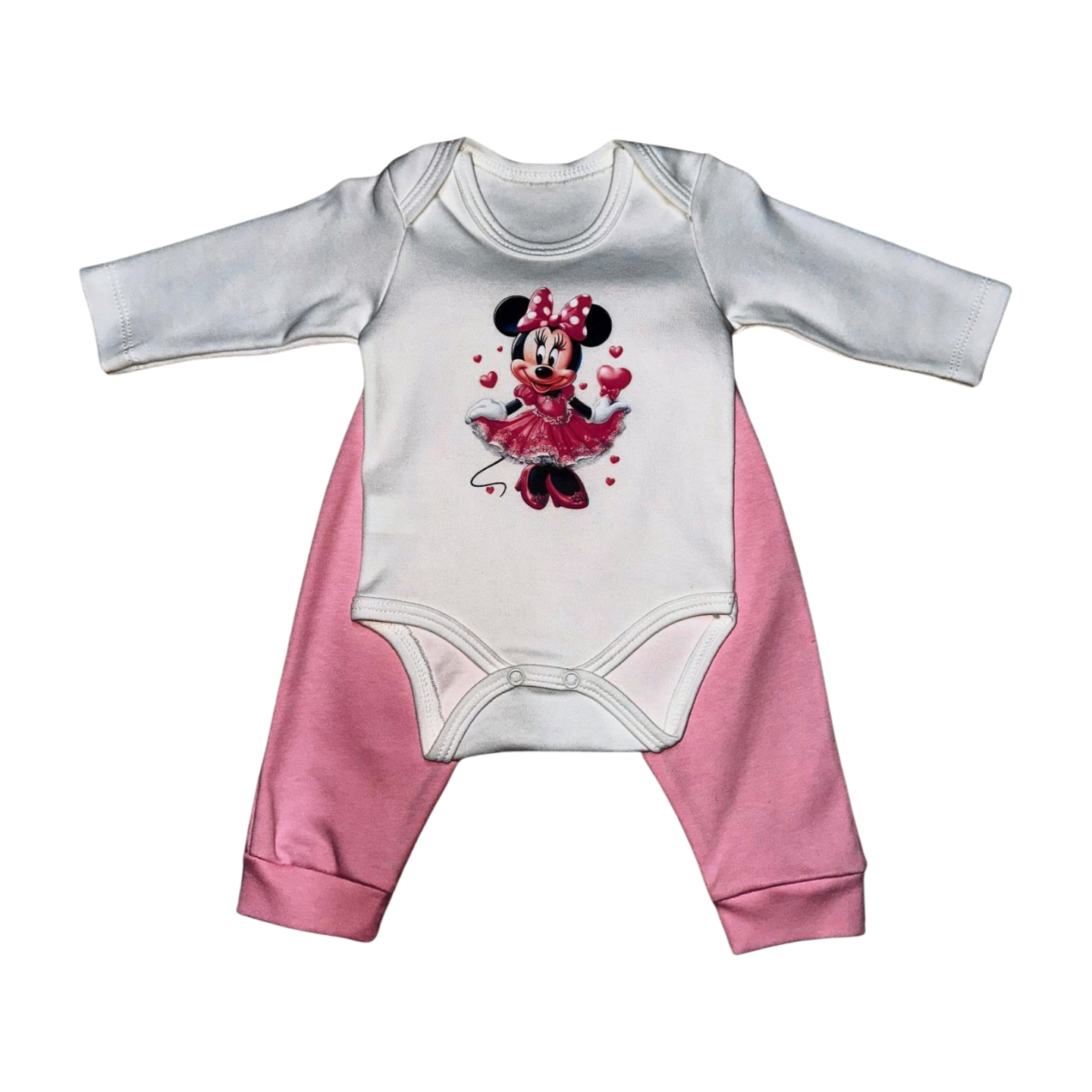 Alt Üst Minnie Mouse Cibinlik Takımı