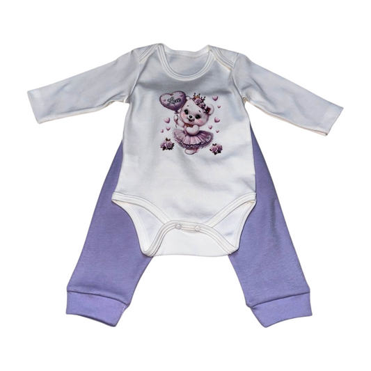 Alt Üst Love Bear Cibinlik Takımı