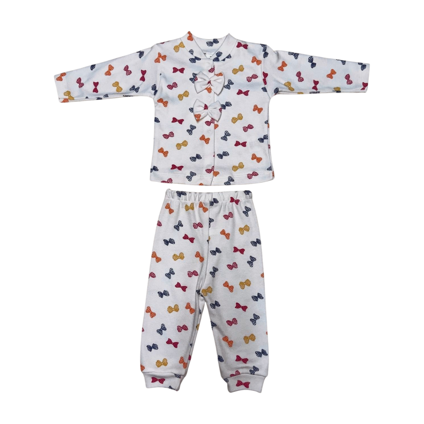 Alt Üst Pijama Takımı Kelebek Baskılı
