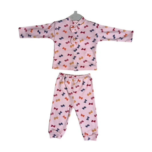 Alt Üst Pijama Takımı Kelebek Baskılı