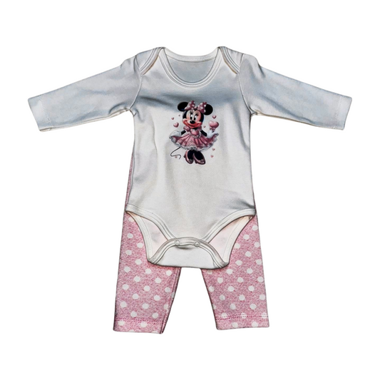 Alt Üst Minnie Mouse Cibinlik Takımı